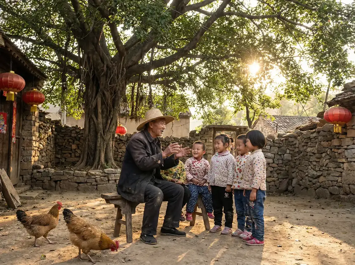 老人在大榕树下给孩子们讲故事 - 年轻的母亲韩国1在线观看中文 乡村记忆